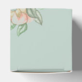 Floral Teacup Elegante Custom Vielen Dank Nachrich Geschenkschachtel (Oben)