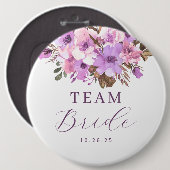 Floral Team Bride Button (Vorne & Hinten)