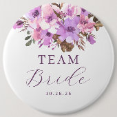 Floral Team Bride Button (Vorderseite)