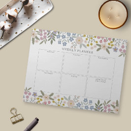 Floral Tearaway Paper Pad Notizblock