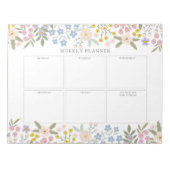 Floral Tearaway Paper Pad Notizblock (Vorderseite)