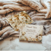 Floral Teddy Bear Baby Dusche Danke Karte
