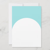  Floral Teddy Bear Baby Shower Invitation Neutral  Einladung (Rückseite)