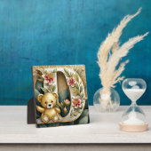 FLoral Teddy Bear Brief D Fotoplatte (InSitu)