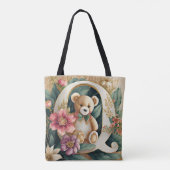 FLoral Teddy Bear Brief Q Tasche (Rückseite)