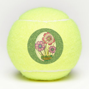 Floral Tennis Ball