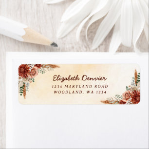 Floral Terracotta Boho Brautparty