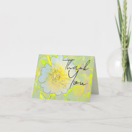 Floral "Thank You" Card Dankeskarte