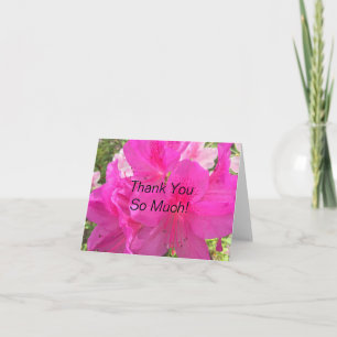Floral thank you card dankeskarte