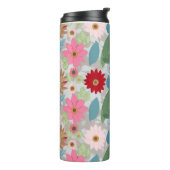 Floral Thermal Tumbler Design Thermosbecher (Nach links gedreht)