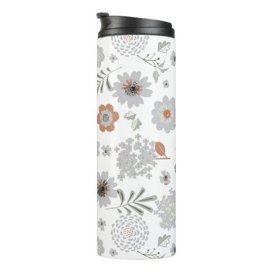 floral thermosbecher (Nach rechts gedreht)