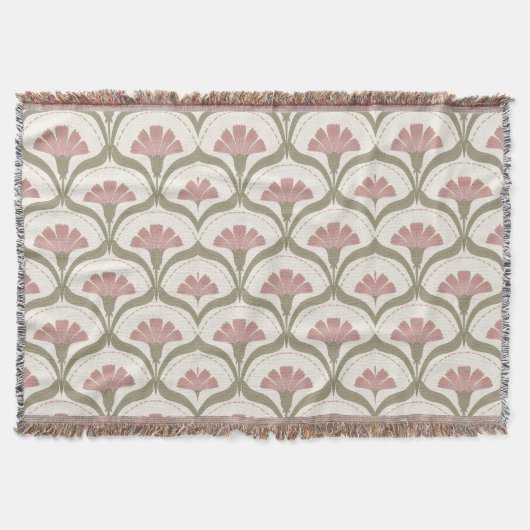 Floral Throw Blanket Decke (Vorderseite)