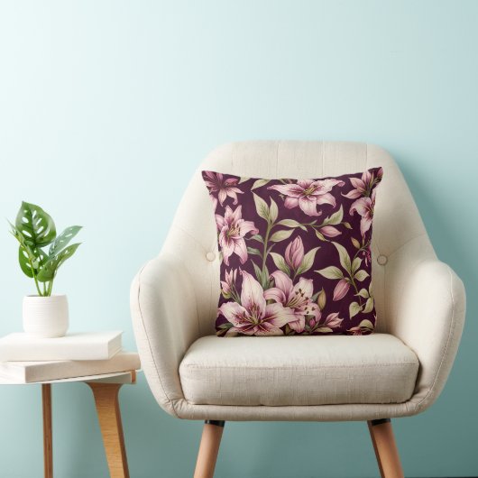 Floral Throw Pillow Kissen (Stuhl )