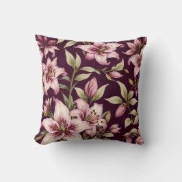 Floral Throw Pillow Kissen