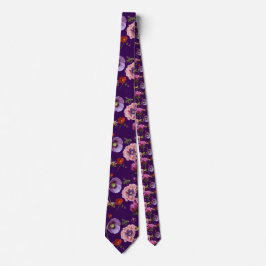Floral tie krawatte