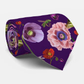 Floral tie krawatte (Gerollt)