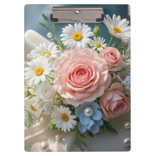 Floral Timeless Eleganz trifft flüsterte Romantik Klemmbrett