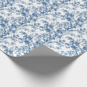 Floral Toile Geschenkpapier (Ecke)