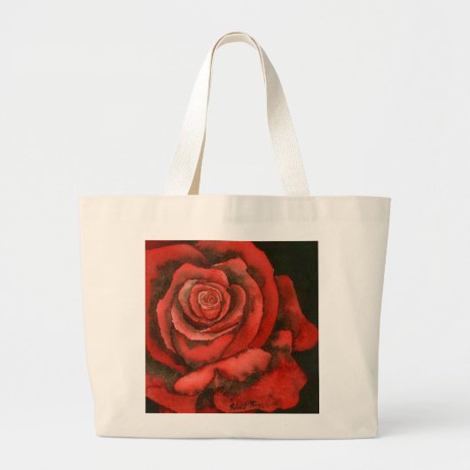 Floral Tote Bag Jumbo Stoffbeutel (Vorne)