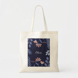 Floral Tote Bag - personalisiert Tragetasche