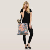 Floral Tote Bag Tasche (Am Model)