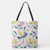 Floral Tote Bag Tasche (Rückseite)