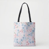 Floral Tote Bag Tasche (Vorderseite)