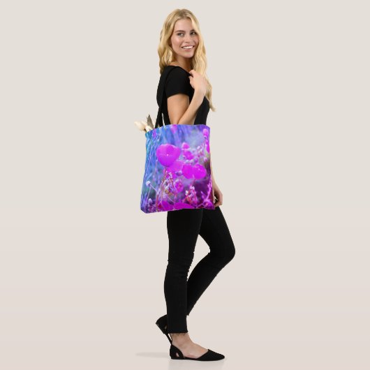 Floral Tote Bag Tasche (Am Model)