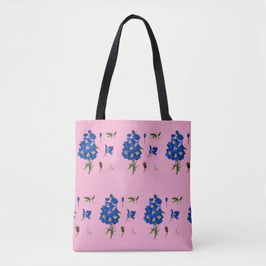 Floral Tote Bag Tasche (Vorderseite)