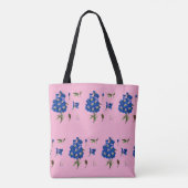 Floral Tote Bag Tasche (Rückseite)