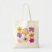 Floral Tote Bag Tragetasche (Vorne)