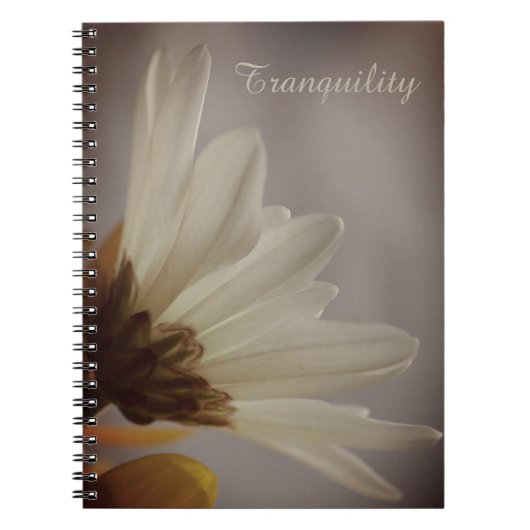 Floral Tranquility Photo Spiral Notebook Notizblock (Vorderseite)
