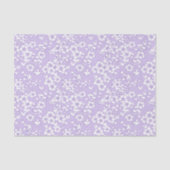 Floral Trellis White - Purple Seidenpapier (Vorderseite)