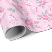 Floral Trendy Elegante Moderne Geschenkpapier (Rolleneckpunkt)