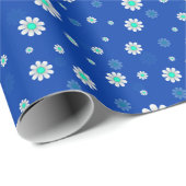 Floral Trendy Elegante Modernes Wrapping Paper Geschenkpapier (Rolleneckpunkt)
