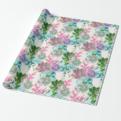 Floral Trendy Elegante Modernes Wrapping Paper Geschenkpapier (Ungerollt)