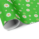 Floral Trendy Elegante Modernes Wrapping Paper Geschenkpapier (Rolleneckpunkt)