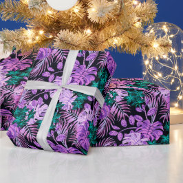 Floral Trendy Elegante Modernes Wrapping Paper Geschenkpapier