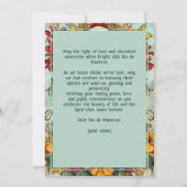 💀 🎉 Floral Tribute Dia de los Muertos Card (Rückseite)