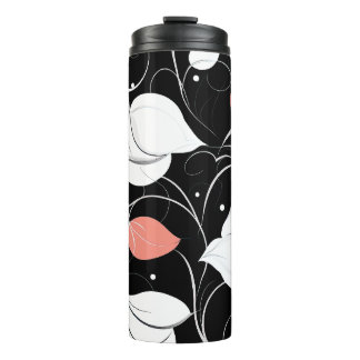 Floral trifft Coral Thermosbecher