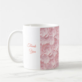 Floral Trinkbehälter Vielen Dank Tasse Soft Pink F
