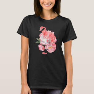 Floral Tropical Animal Lover Exotic Blume Pink Fl T-Shirt