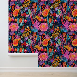 Floral Tropical Blume Tapete