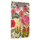 Floral Tropics Art Malerei Personalisiert Klemmbrett (Rechts)