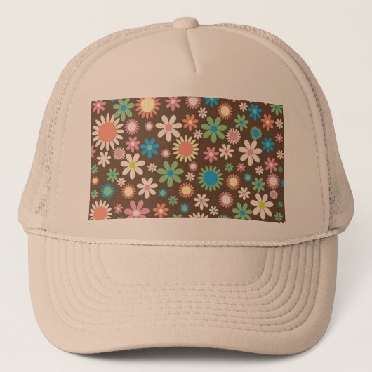 floral truckerkappe (Vorderseite)
