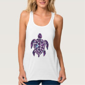 Floral Turtle Tank Top (Vorderseite)