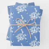 Floral Turtle Wrapping Sheets Geschenkpapier Set (Beispiel)