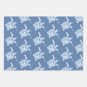 Floral Turtle Wrapping Sheets Geschenkpapier Set (Vorderseite 3)