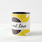 Floral Two Ton Tasse (Mittel)