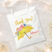 Floral Umbrella Baby Dusche Gefallen Beutel - Apri Geschenktütchen (Ausgeschnitten)